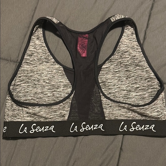 La Senza Gray and Black Sports Bra with Racerback Design - Picture 3 of 6